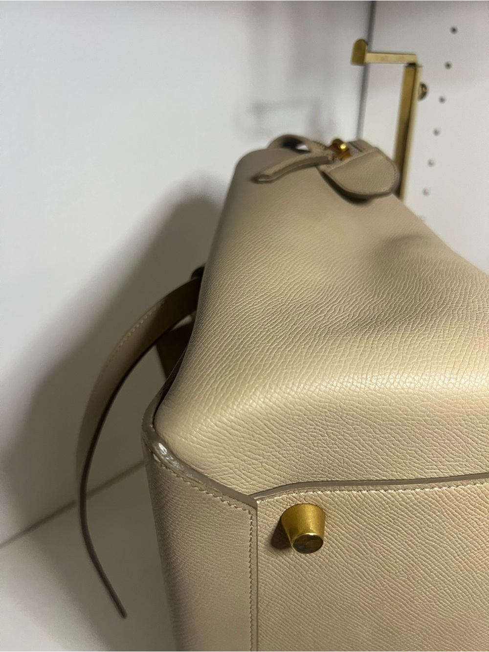 Celine Belt Bag Mini Beige Leather Handbag - Picture 10 of 16